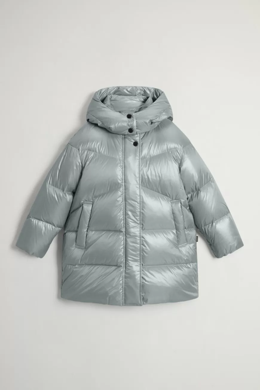 Aliquippa Daunenjacke für Mädchen aus glänzendem Nylon>Woolrich Best Sale