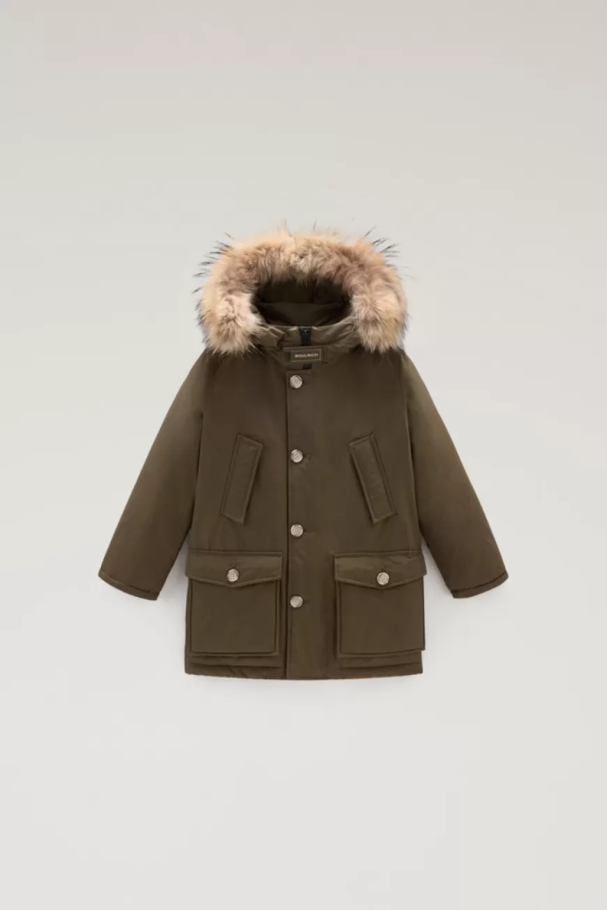 Arctic Parka aus Ramar Cloth mit abnehmbarem Pelz für Jungen>Woolrich Discount