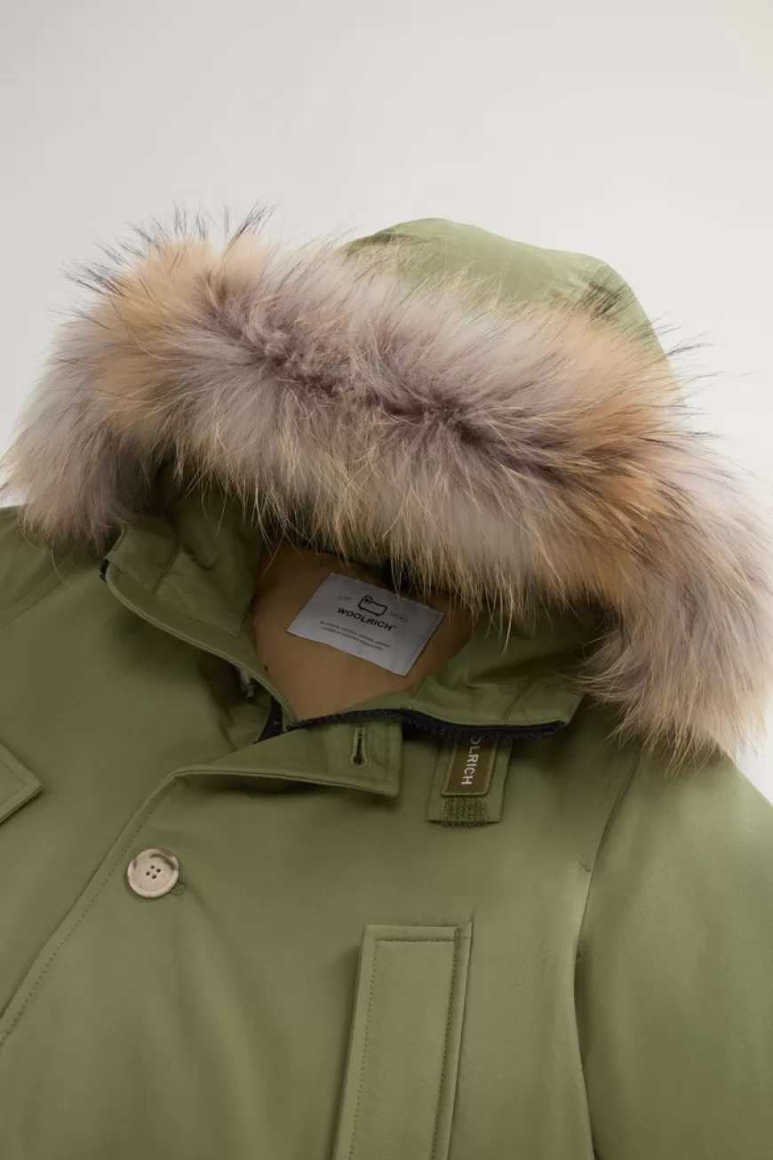 Arctic Parka aus Ramar Cloth mit abnehmbarem Pelz für Jungen>Woolrich Shop