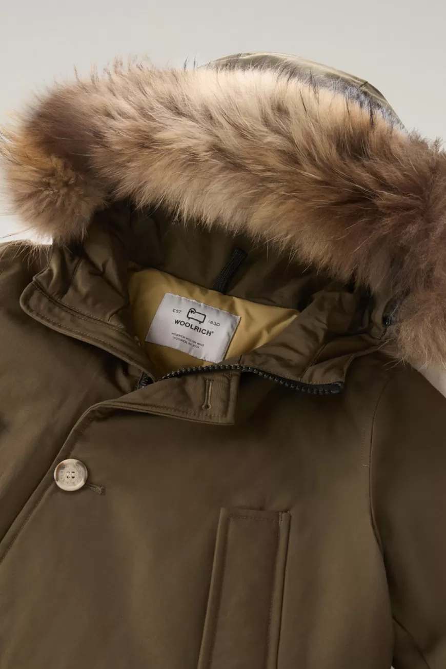 Arctic Parka aus Ramar Cloth mit abnehmbarem Pelz für Jungen>Woolrich Discount
