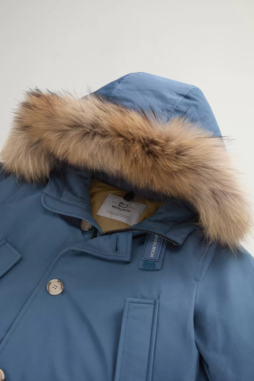 Arctic Parka aus Ramar Cloth mit abnehmbarem Pelz für Jungen>Woolrich New