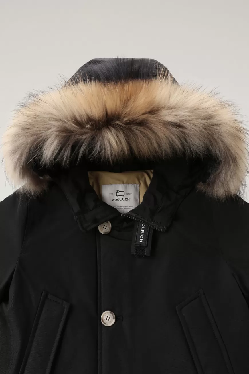 Arctic Parka aus Ramar Cloth mit abnehmbarem Pelz für Jungen>Woolrich Best