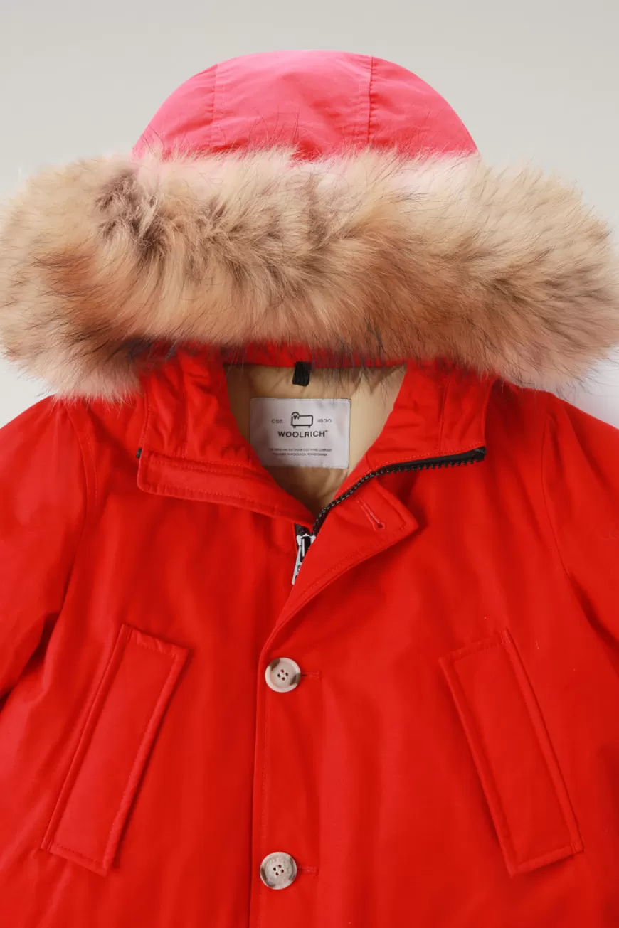 Arctic Parka aus Ramar Cloth mit abnehmbarem Pelz für Jungen>Woolrich Fashion