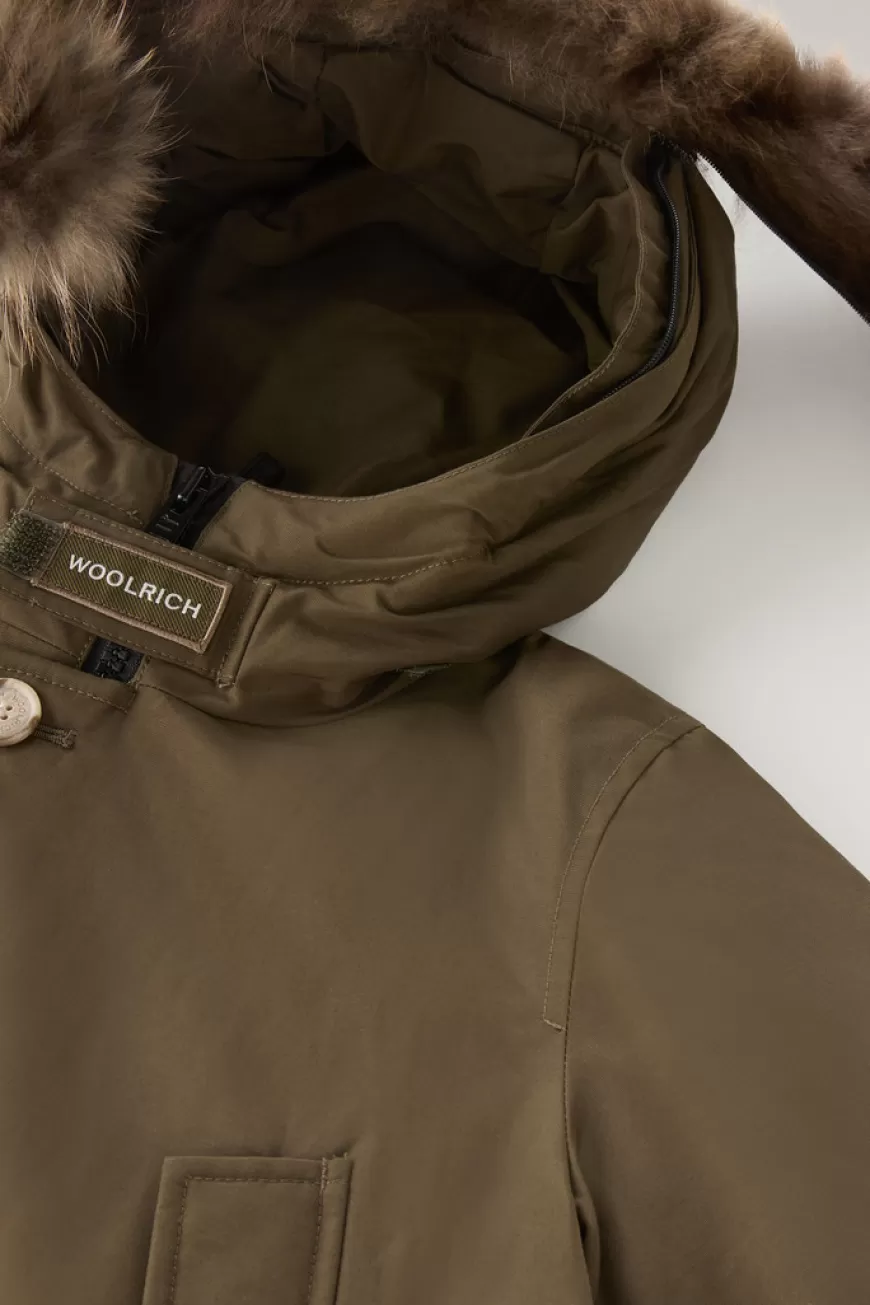 Arctic Parka aus Ramar Cloth mit abnehmbarem Pelz für Jungen>Woolrich Discount