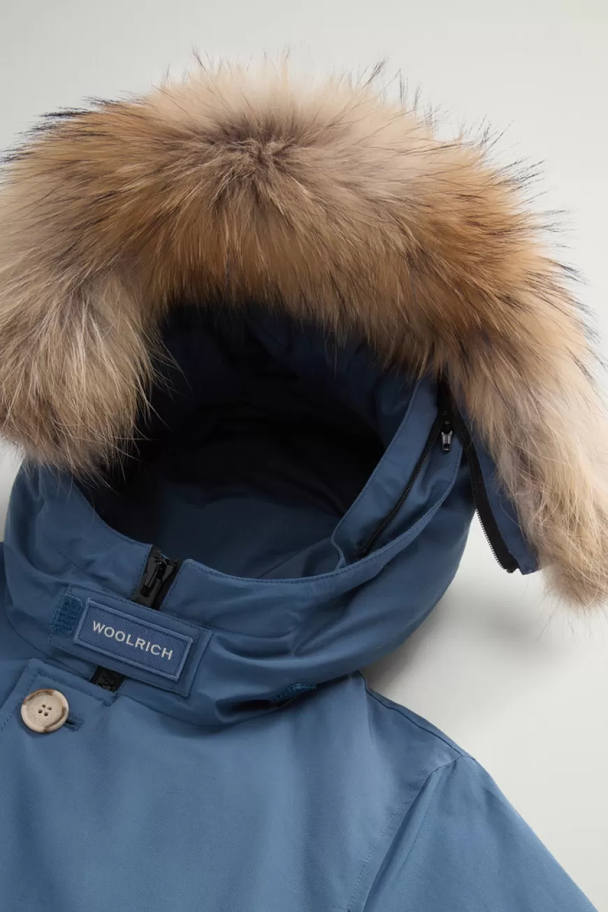 Arctic Parka aus Ramar Cloth mit abnehmbarem Pelz für Jungen>Woolrich New
