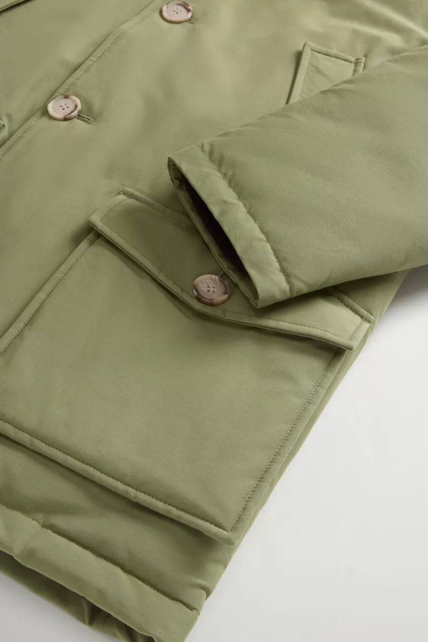 Arctic Parka aus Ramar Cloth mit abnehmbarem Pelz für Jungen>Woolrich Shop