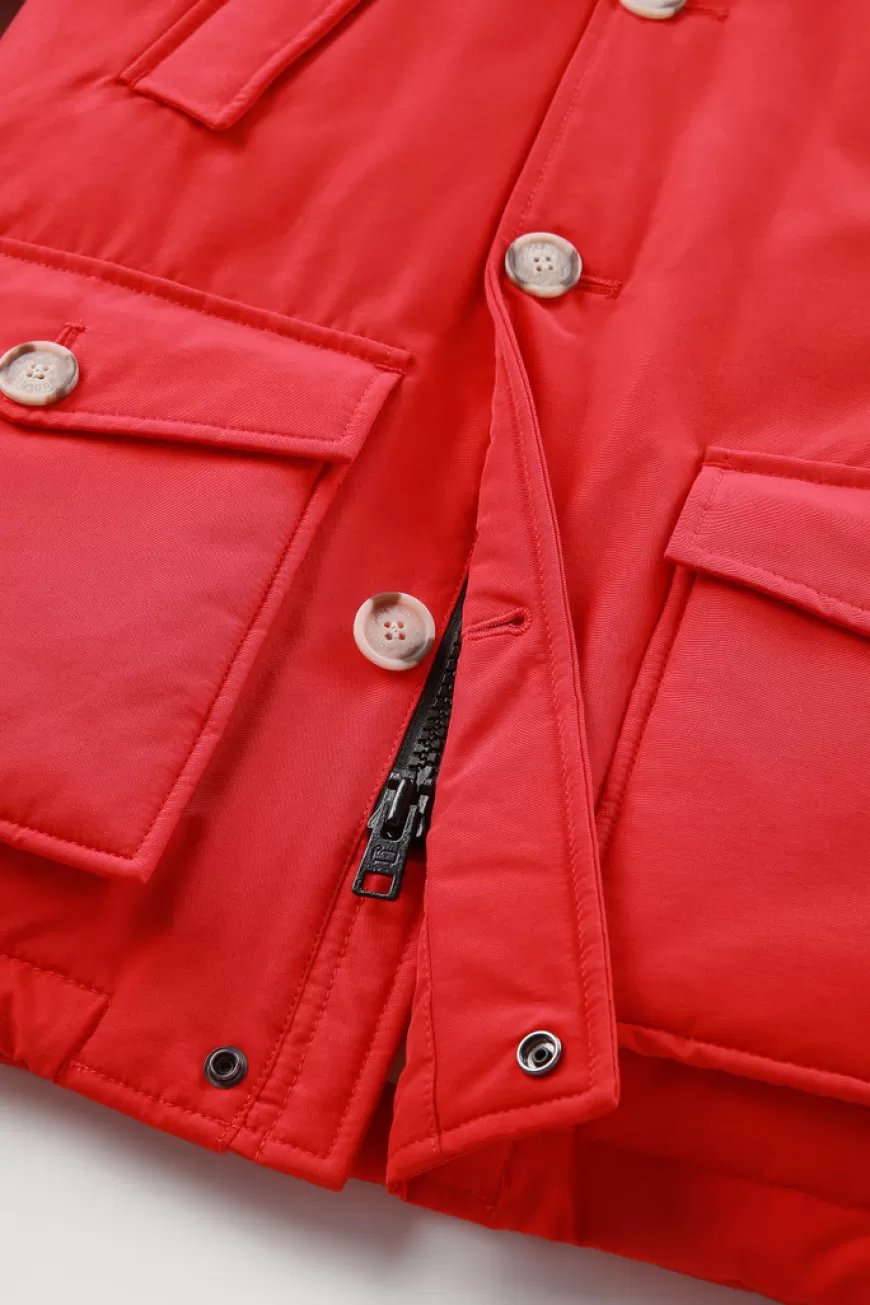 Arctic Parka aus Ramar Cloth mit abnehmbarem Pelz für Jungen>Woolrich Fashion