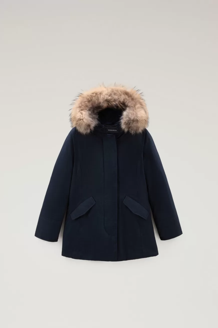 Arctic Parka mit abnehmbarem Pelzbesatz für Mädchen>Woolrich Shop