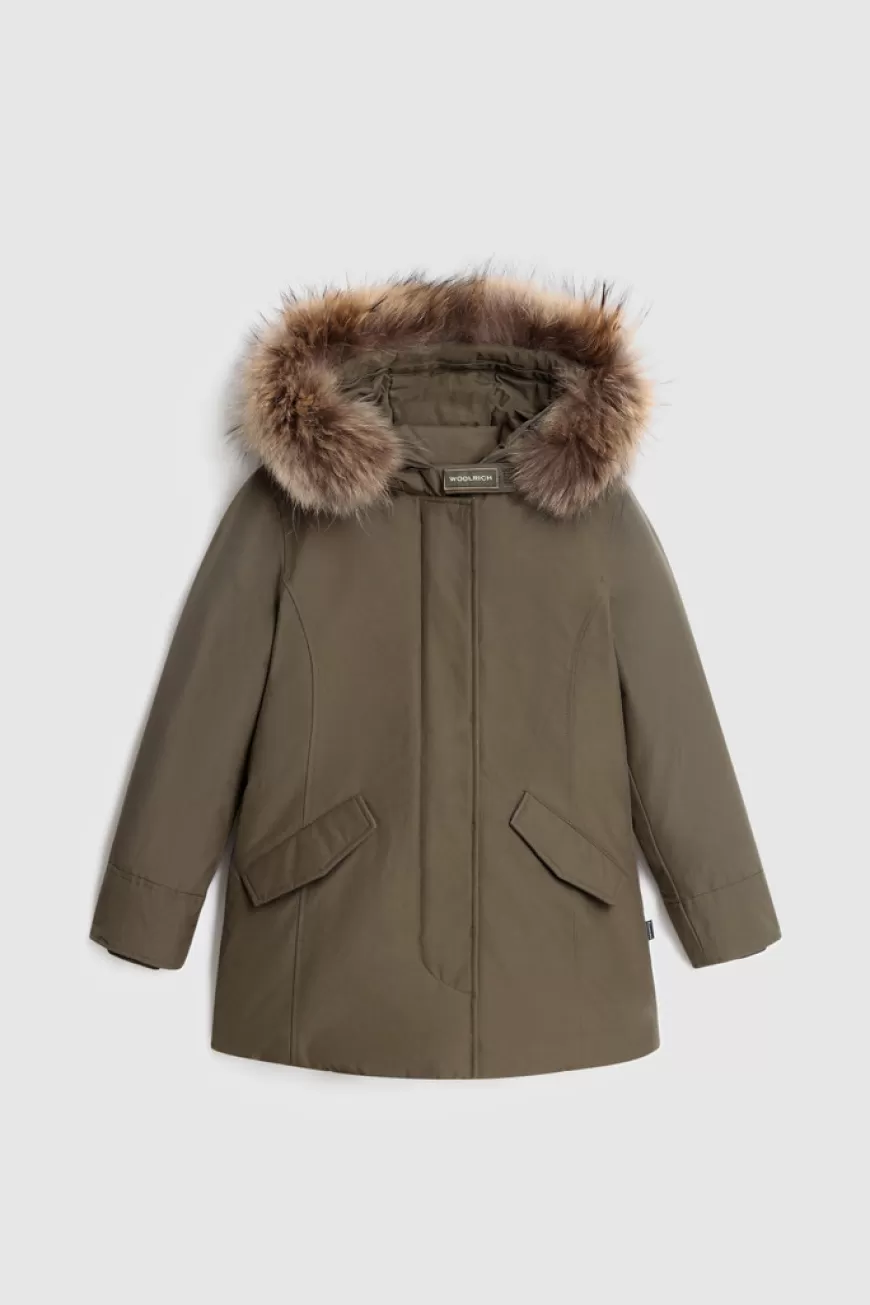 Arctic Parka mit abnehmbarem Pelzbesatz für Mädchen>Woolrich Best Sale