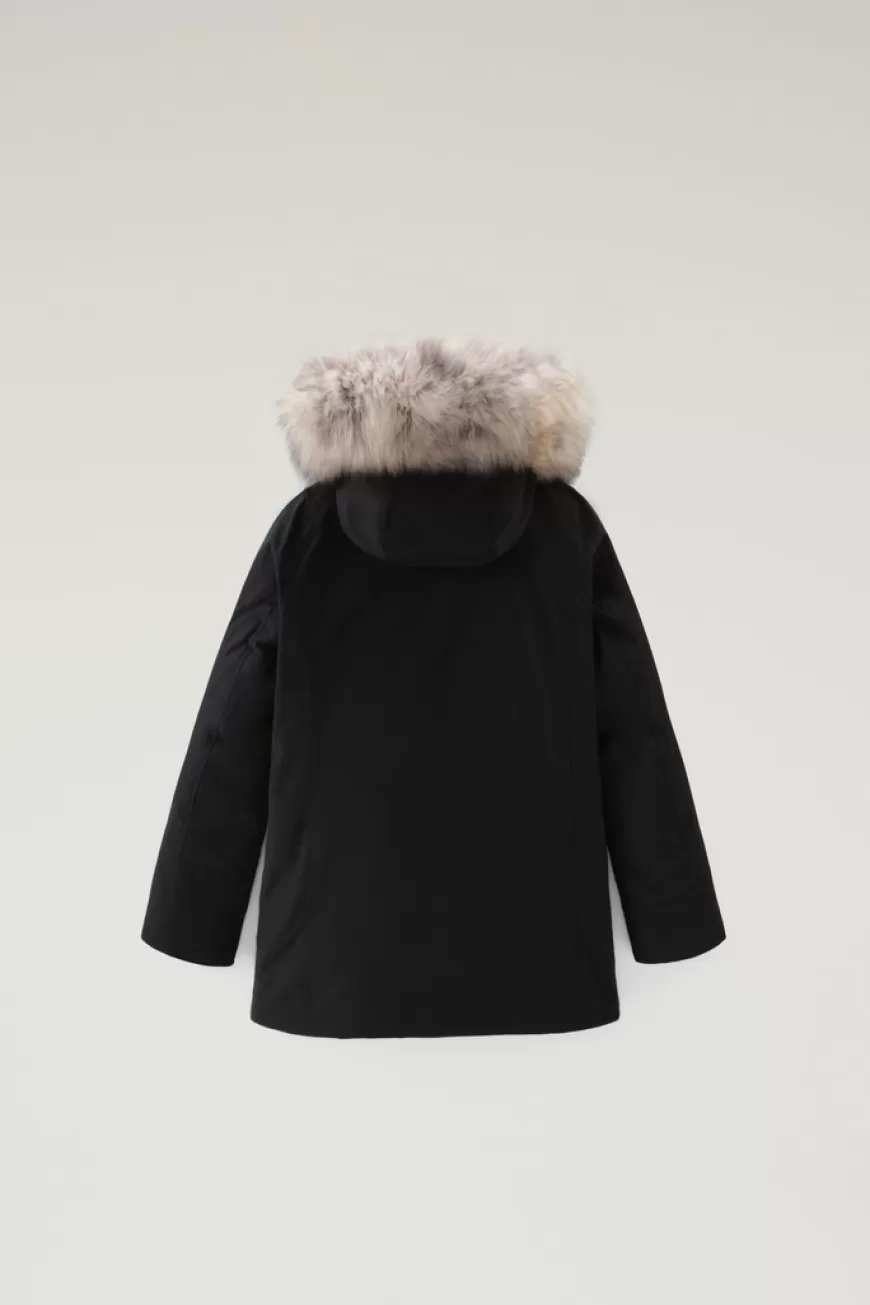Arctic Parka mit abnehmbarem Pelzbesatz für Mädchen>Woolrich Cheap