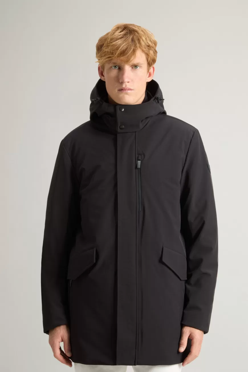Barrow Mac Mantel aus Tech Softshell>Woolrich Best Sale