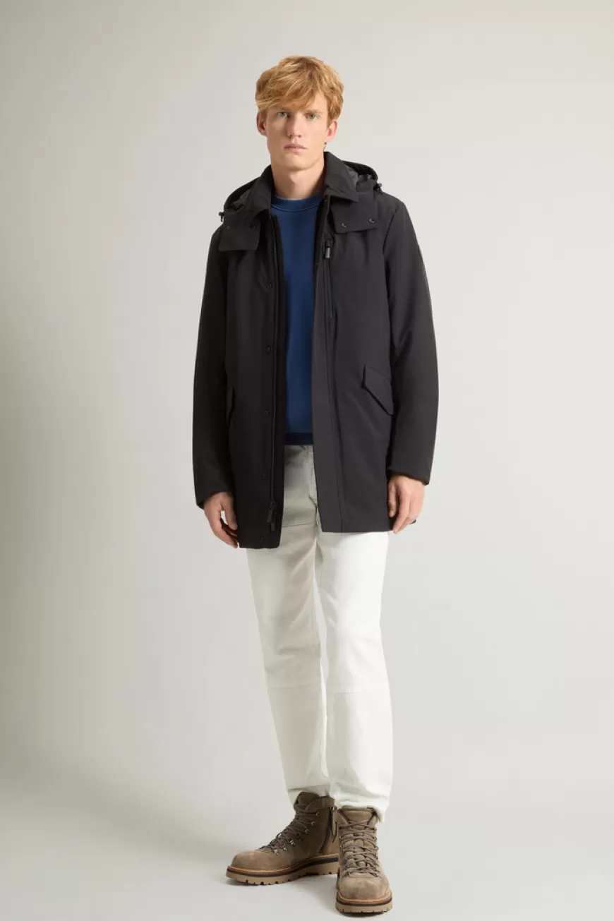 Barrow Mac Mantel aus Tech Softshell>Woolrich Best Sale