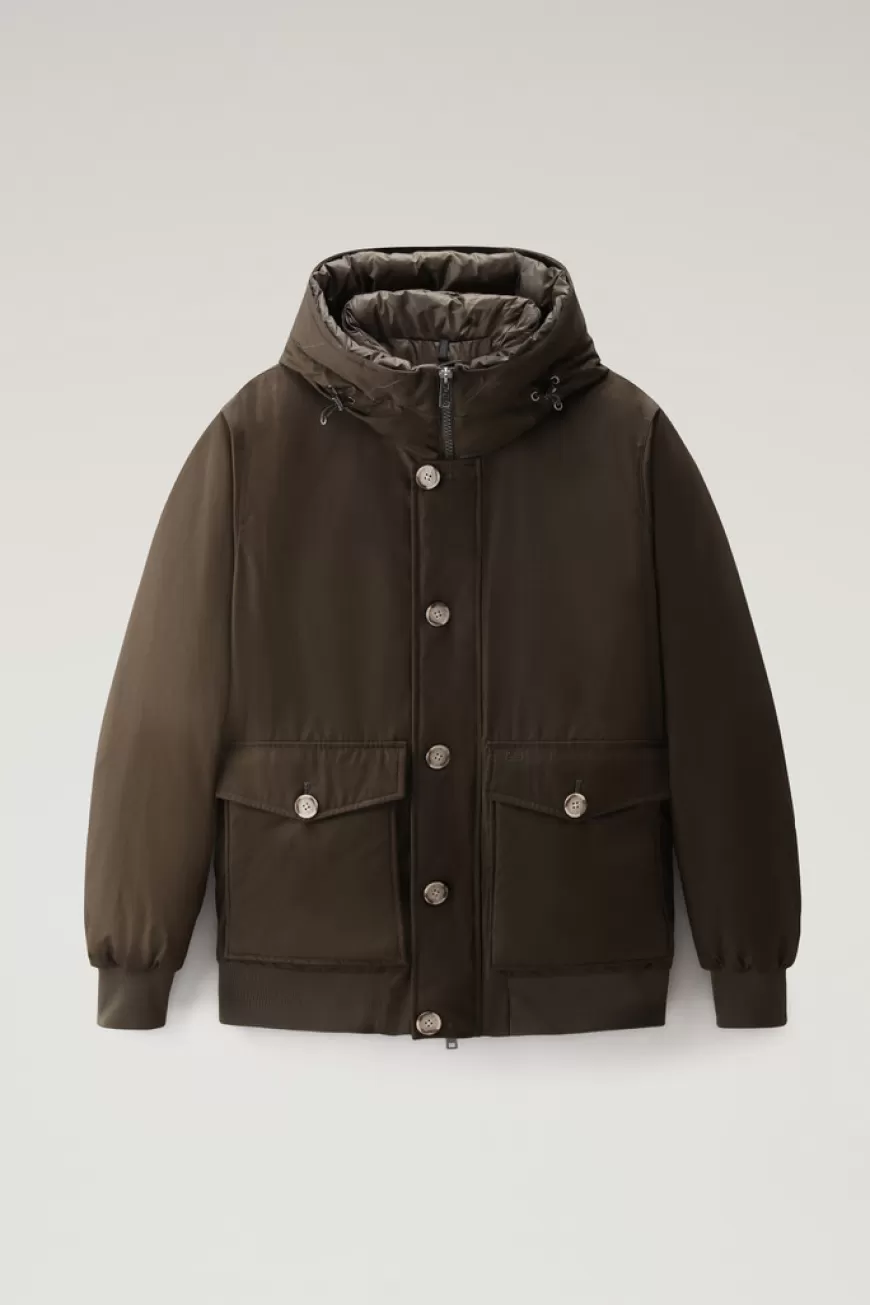 Byrd-Daunenjacke Kurze mit Kapuze>Woolrich Best