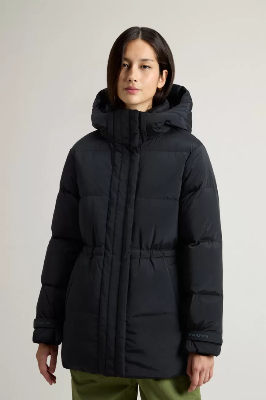 Daunenjacke Alsea aus Stretchnylon mit abnehmbarer Kapuze>Woolrich Cheap