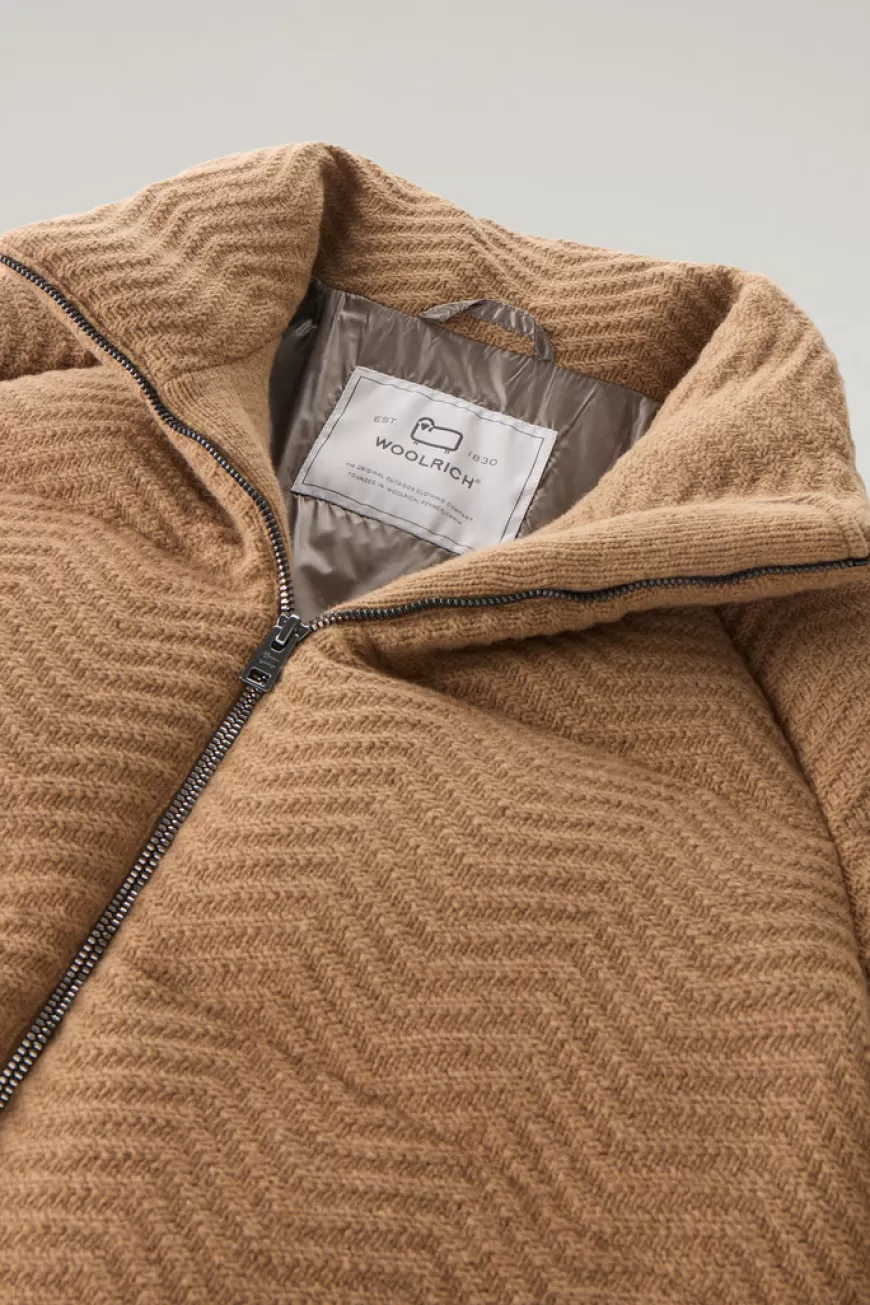 Daunenjacke aus einer italienischen Wollmischung>Woolrich Hot