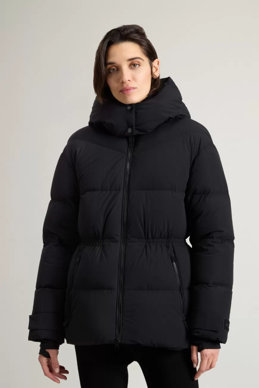 Daunenjacke aus Stretchnylon mit mattem Finish>Woolrich Best Sale