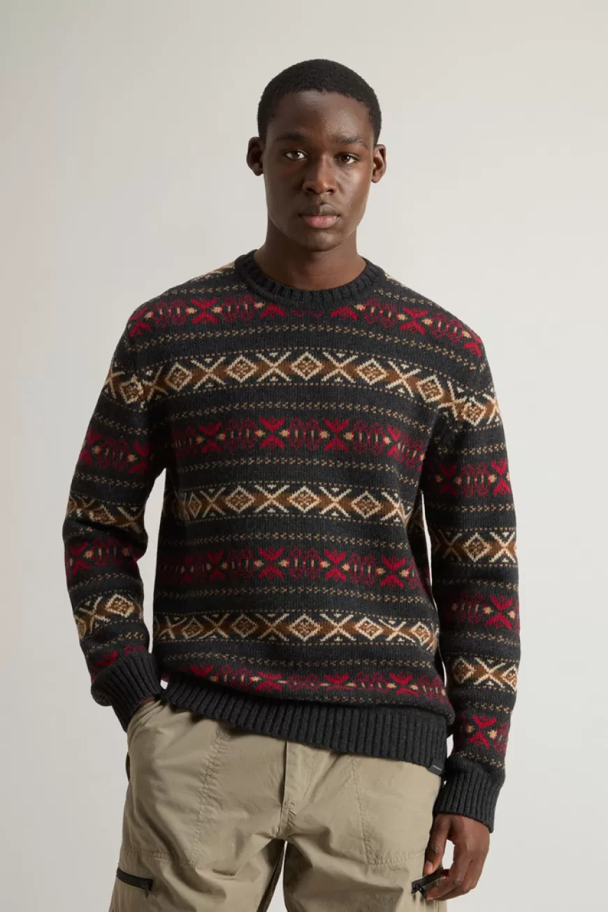 Fair Isle Pullover aus Merino-Wollmischung>Woolrich Discount