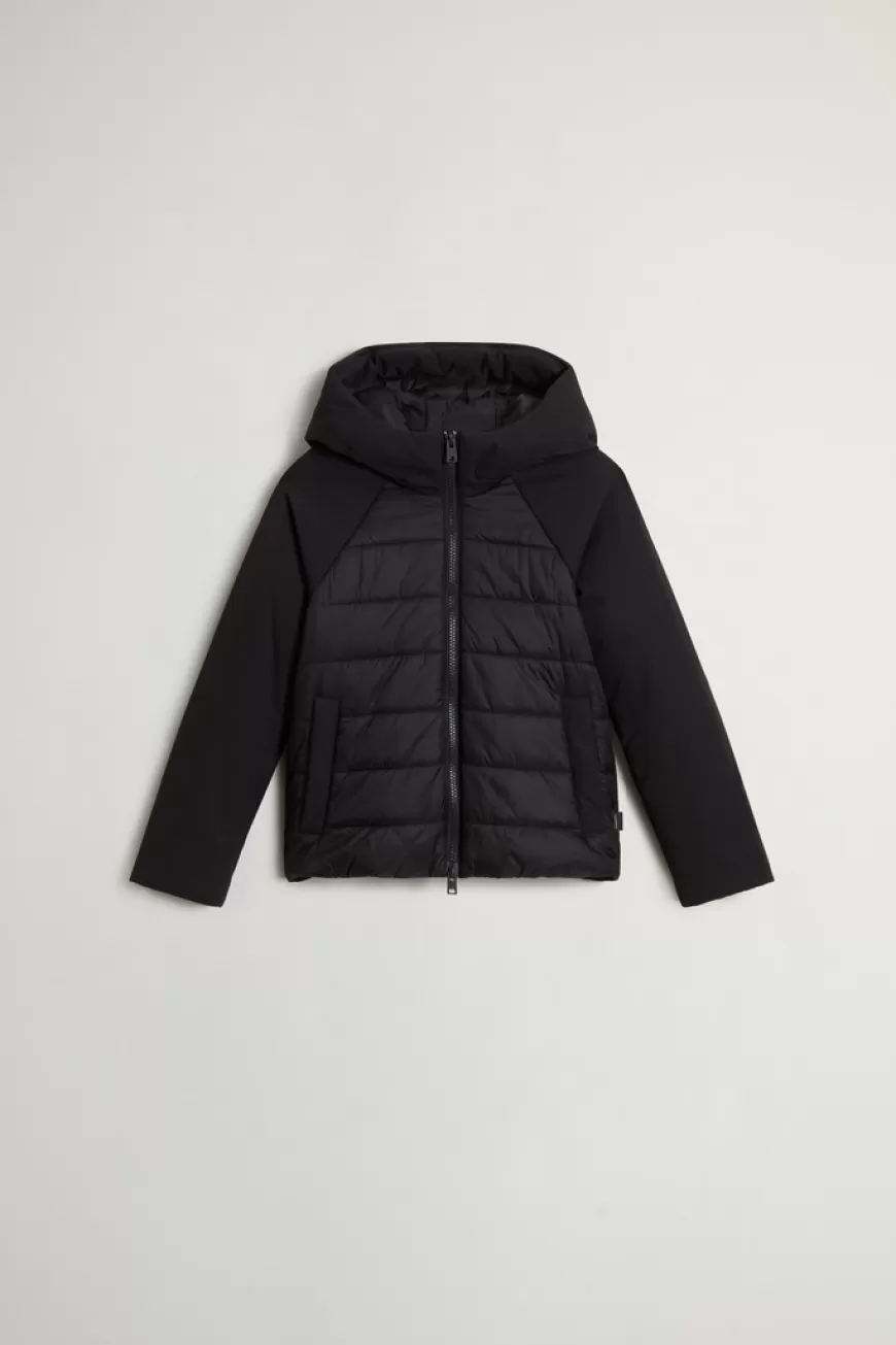 Firth Hybridjacke aus zweilagigem Stoff für Mädchen>Woolrich Online