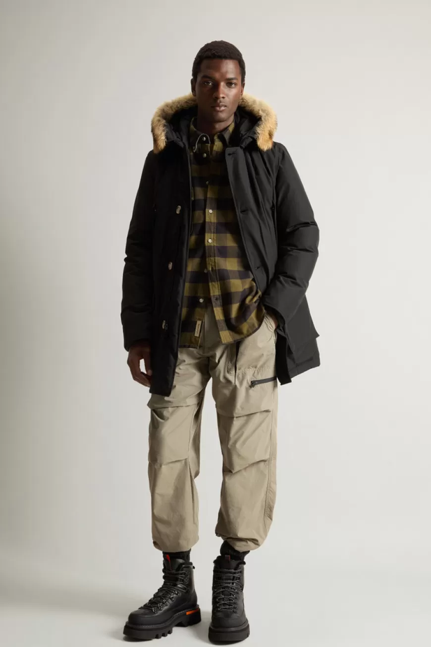 Flanell-Shirt mit Karomuster>Woolrich Clearance