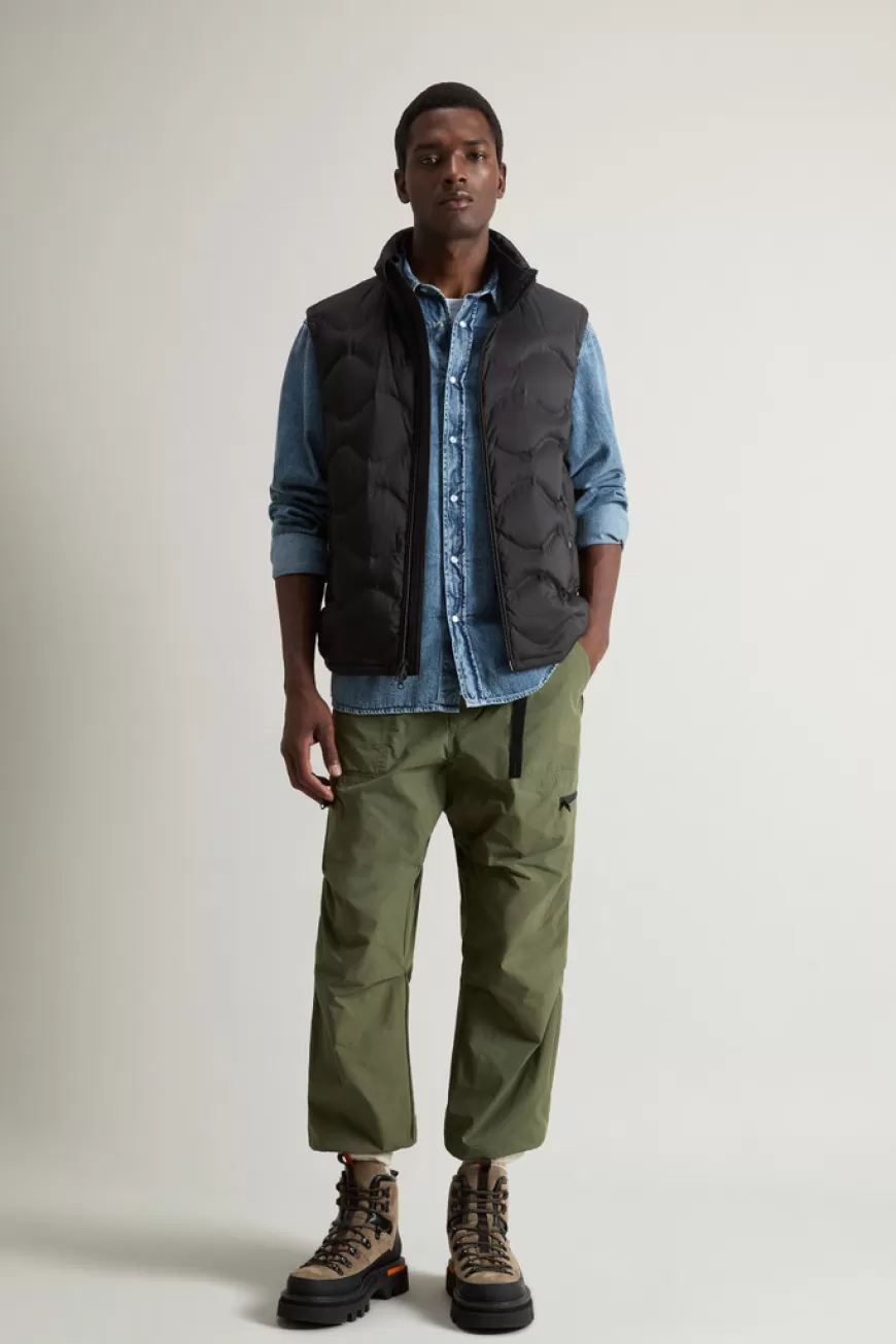 Gefütterte Weste aus Mikrofaser>Woolrich Hot