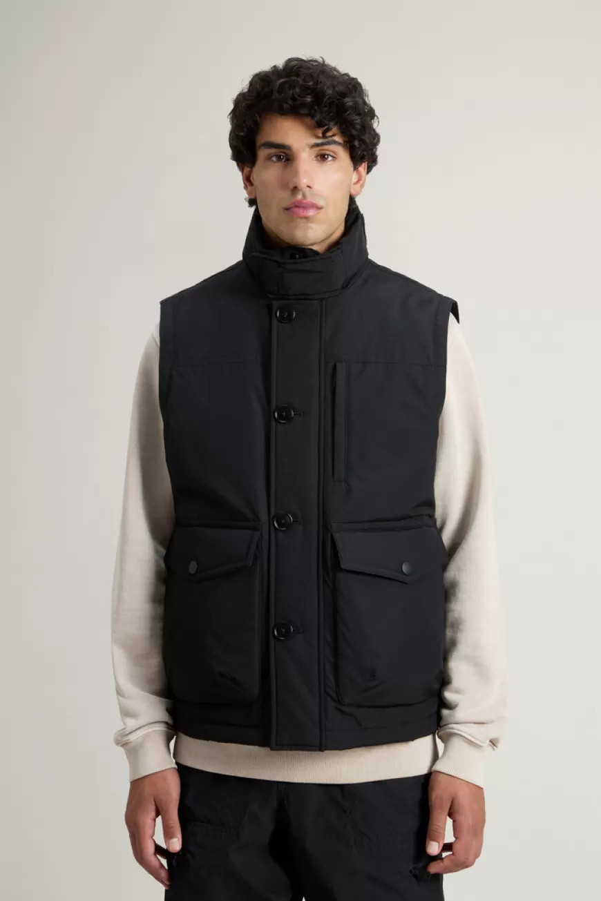 Gefütterte Weste aus Ramar Cloth>Woolrich Outlet