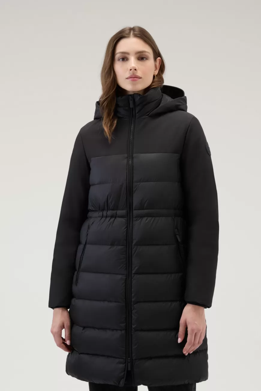 Gesteppter Hybrid-Parka aus Tech Softshell>Woolrich Cheap