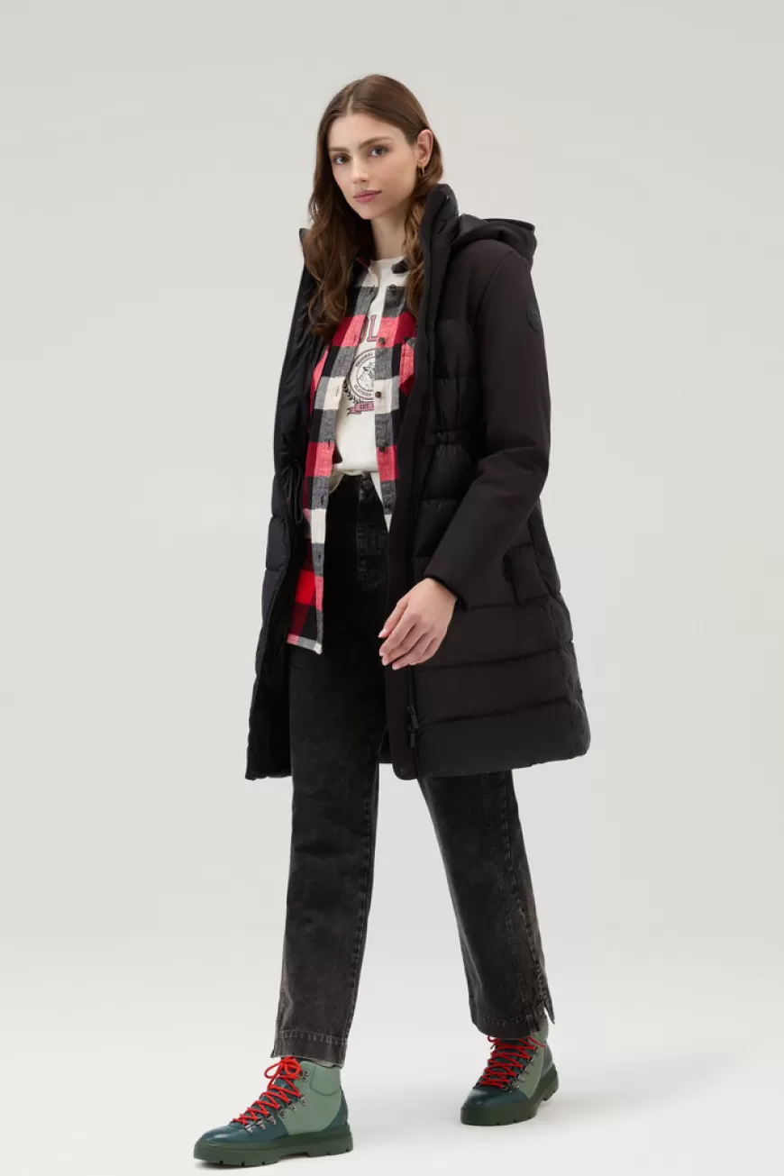 Gesteppter Hybrid-Parka aus Tech Softshell>Woolrich Cheap