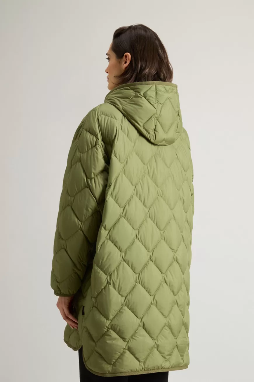 Heritage Capejacke aus Mikrofaser mit abnehmbarer Kapuze>Woolrich Best Sale