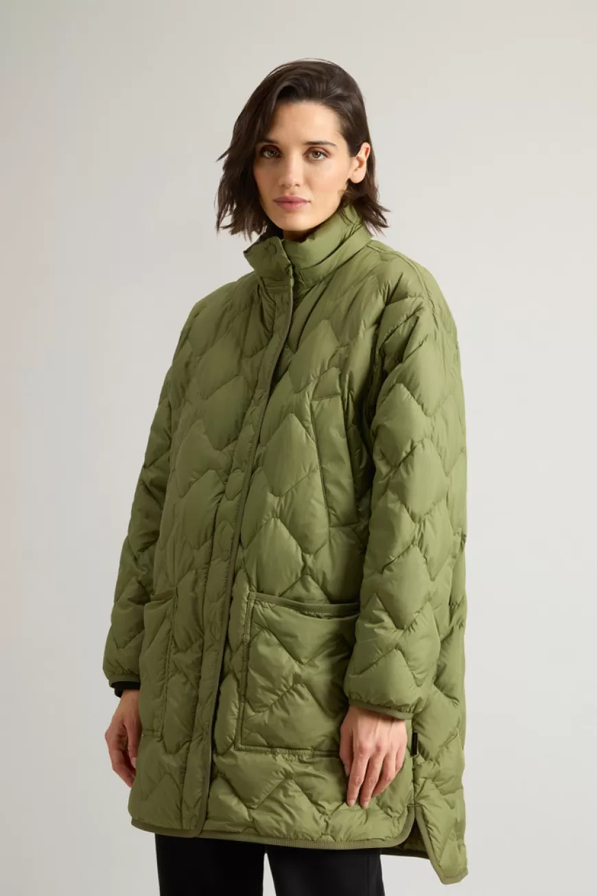 Heritage Capejacke aus Mikrofaser mit abnehmbarer Kapuze>Woolrich Best Sale