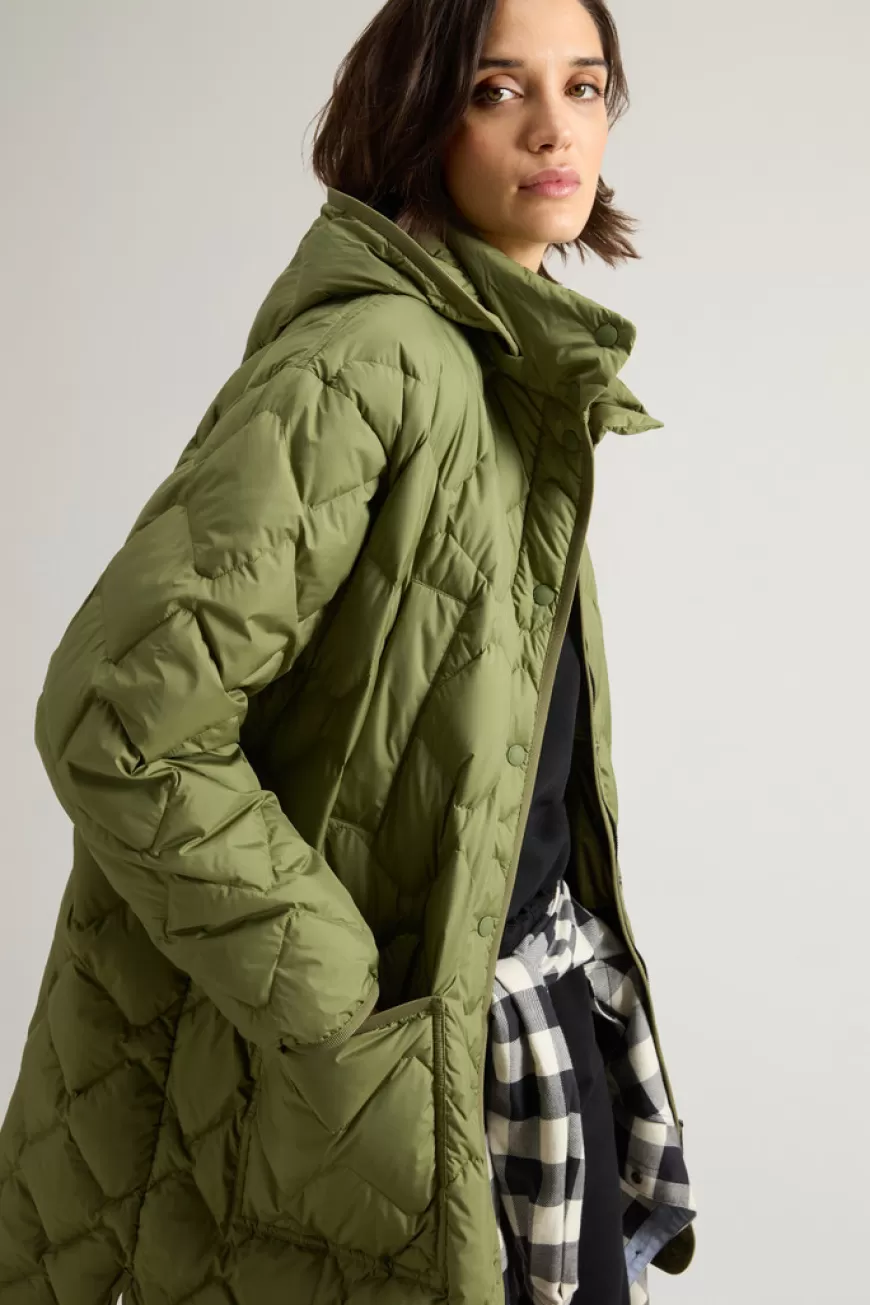 Heritage Capejacke aus Mikrofaser mit abnehmbarer Kapuze>Woolrich Best Sale