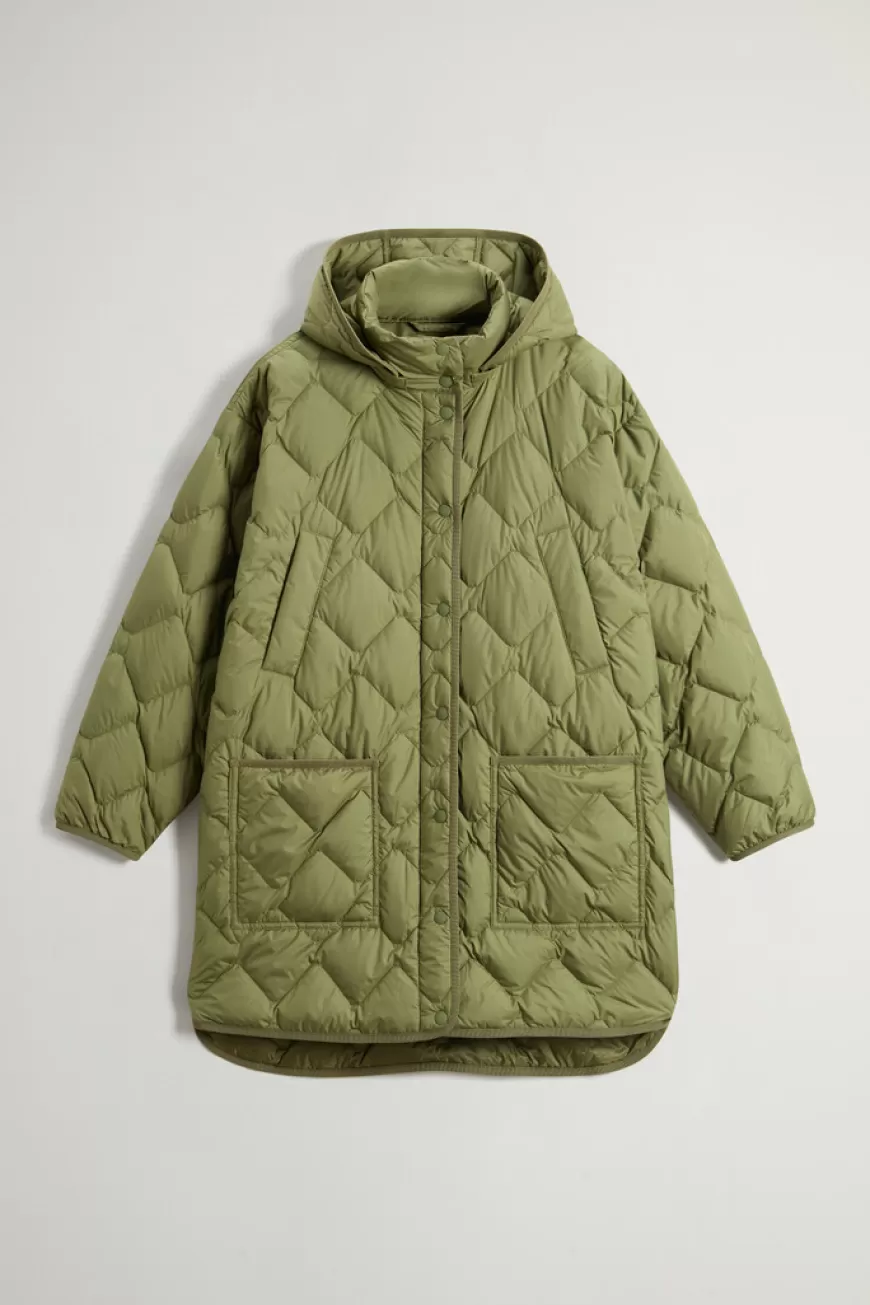 Heritage Capejacke aus Mikrofaser mit abnehmbarer Kapuze>Woolrich Best Sale