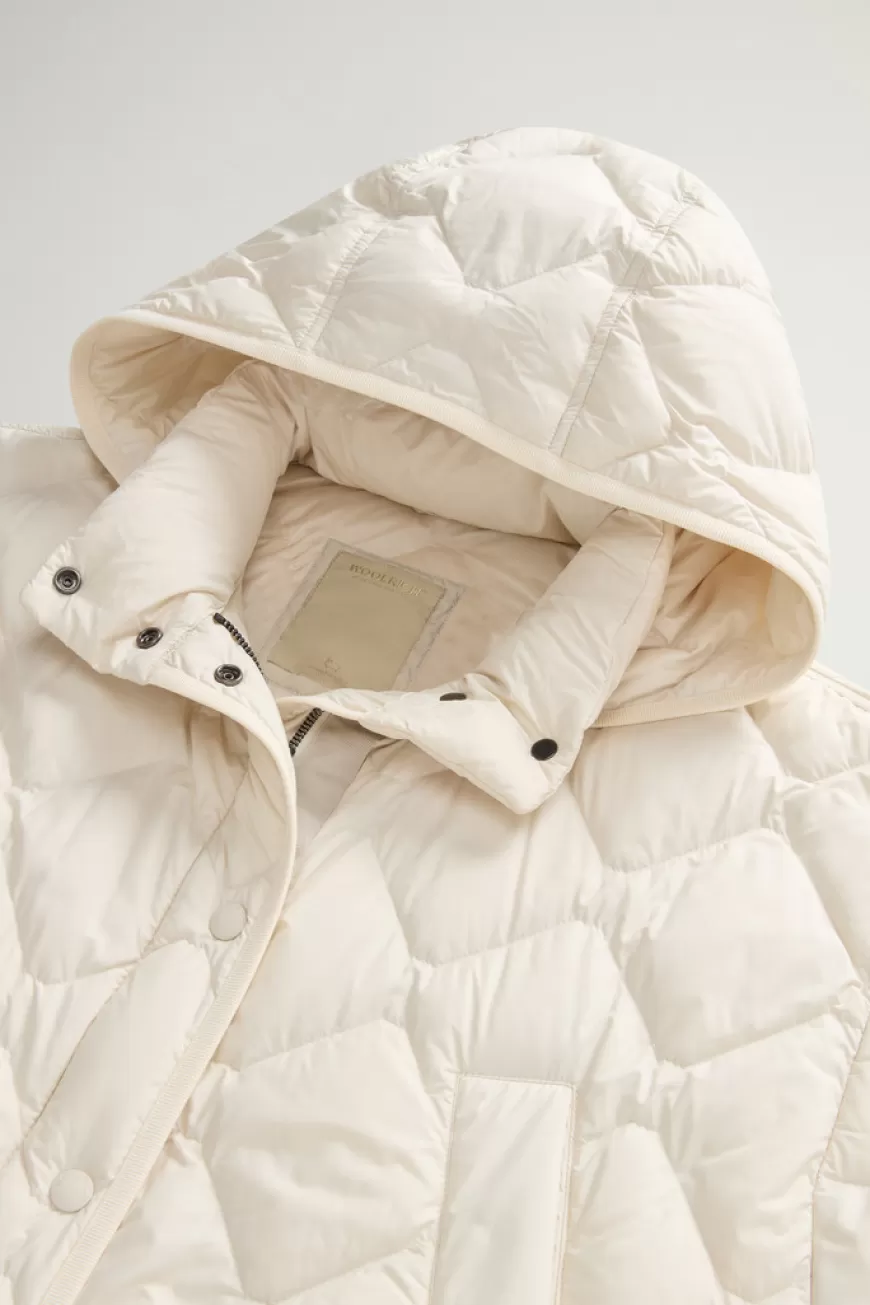 Heritage Capejacke aus Mikrofaser mit abnehmbarer Kapuze>Woolrich Cheap