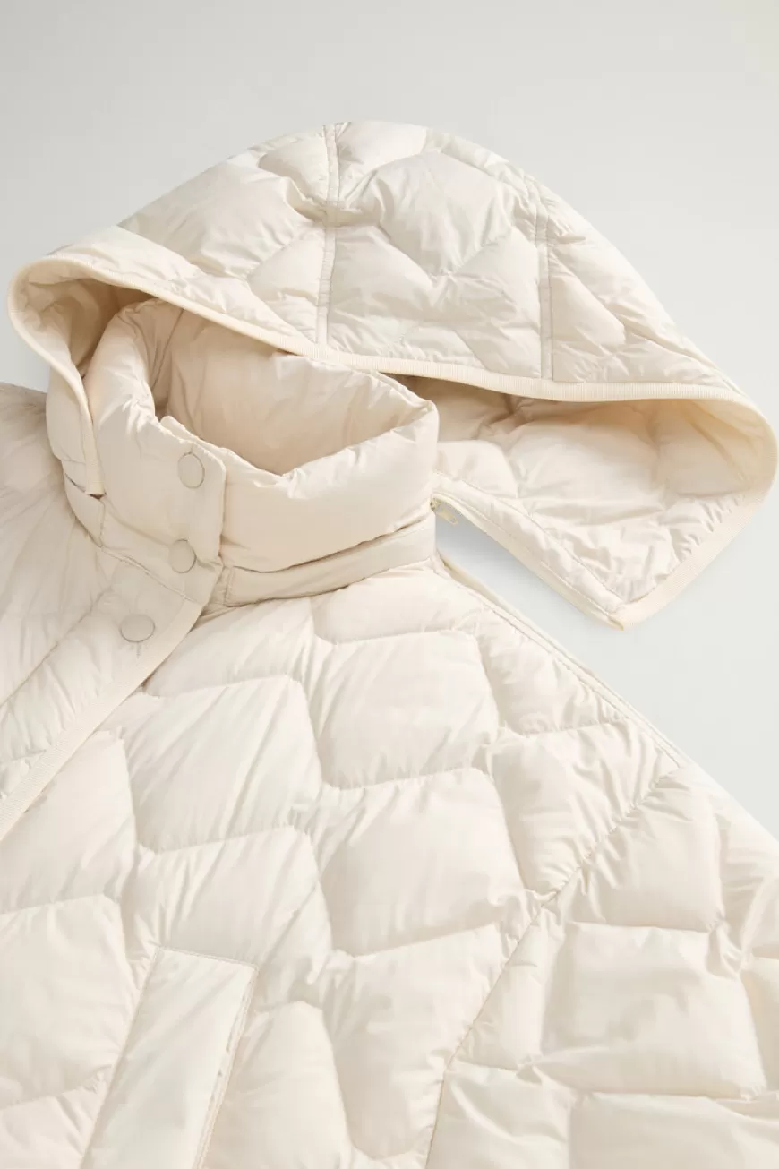Heritage Capejacke aus Mikrofaser mit abnehmbarer Kapuze>Woolrich Cheap