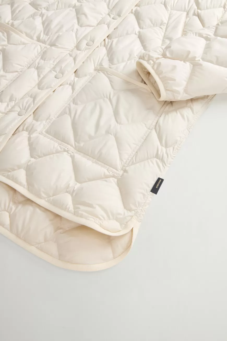 Heritage Capejacke aus Mikrofaser mit abnehmbarer Kapuze>Woolrich Cheap