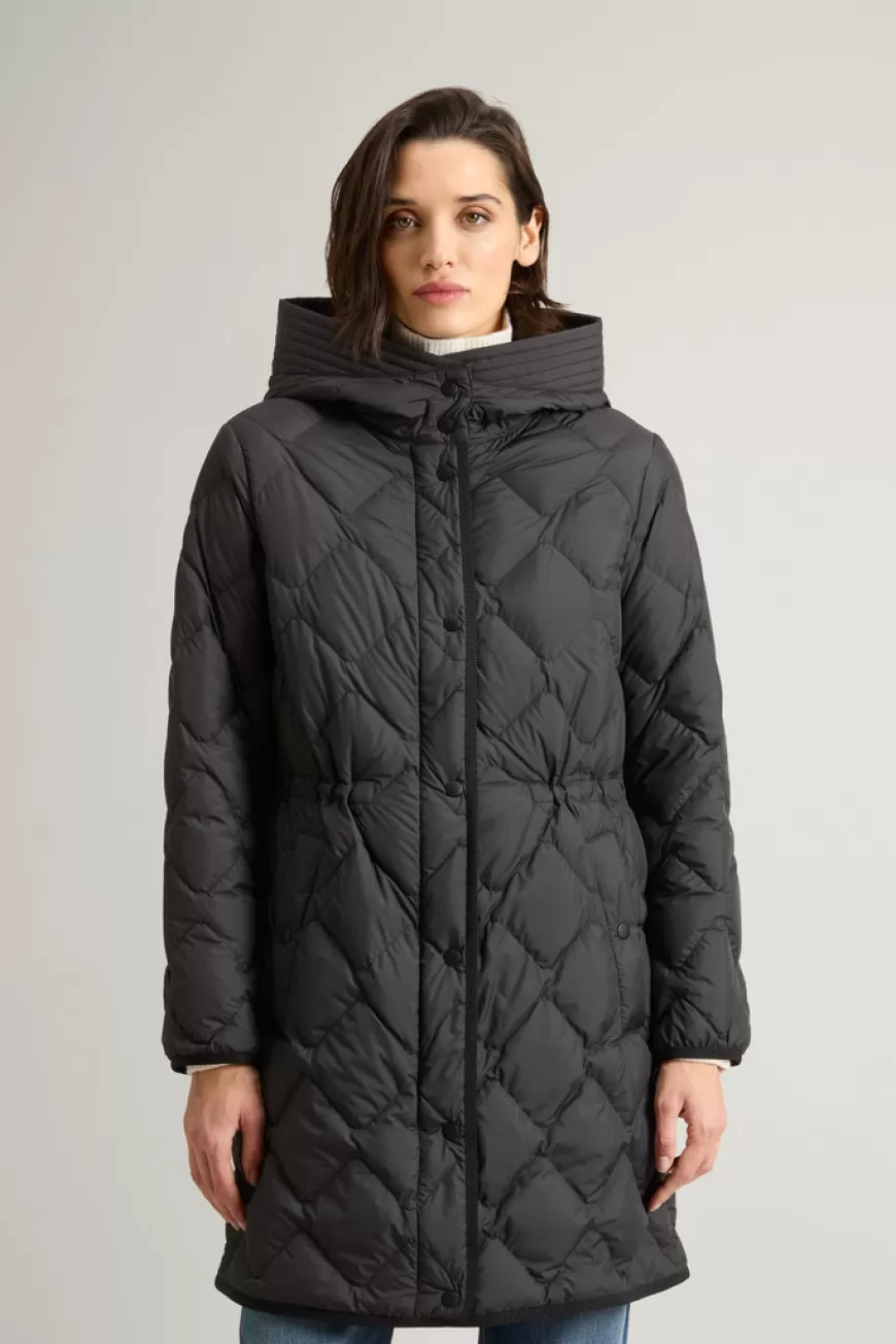 Heritage Parka aus Mikrofaser mit Kapuze mit Blende>Woolrich Best