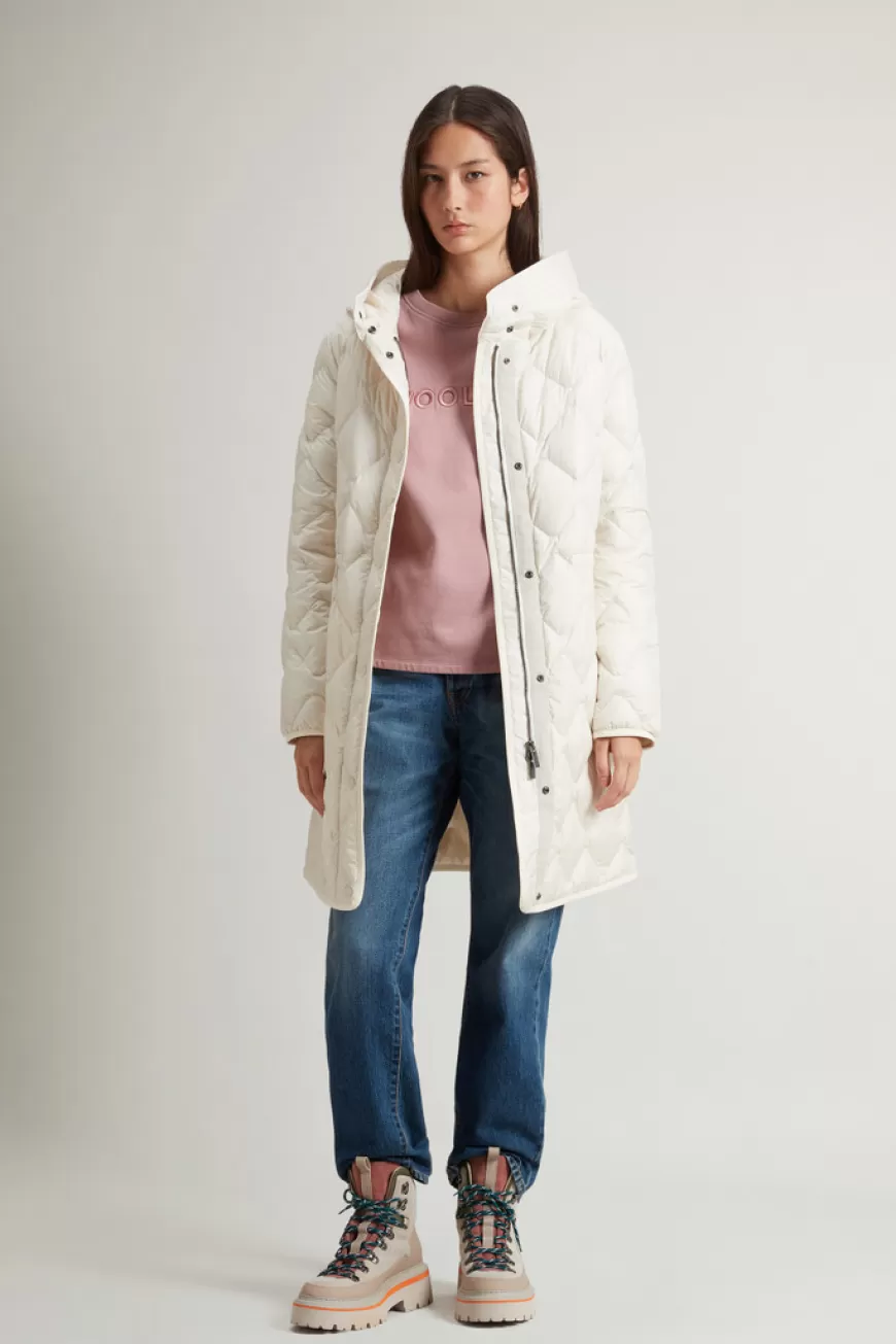 Heritage Parka aus Mikrofaser mit Kapuze mit Blende>Woolrich Store