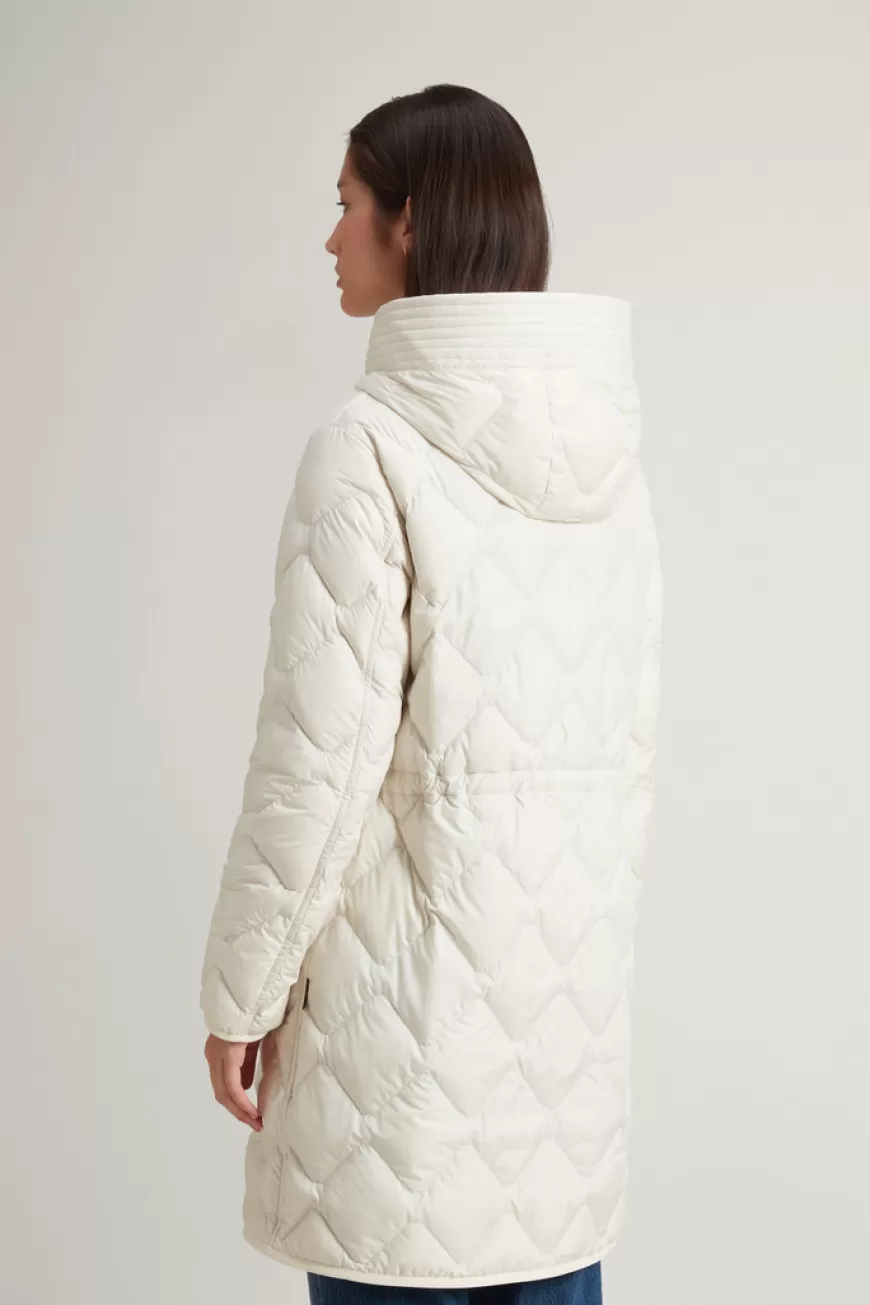 Heritage Parka aus Mikrofaser mit Kapuze mit Blende>Woolrich Store