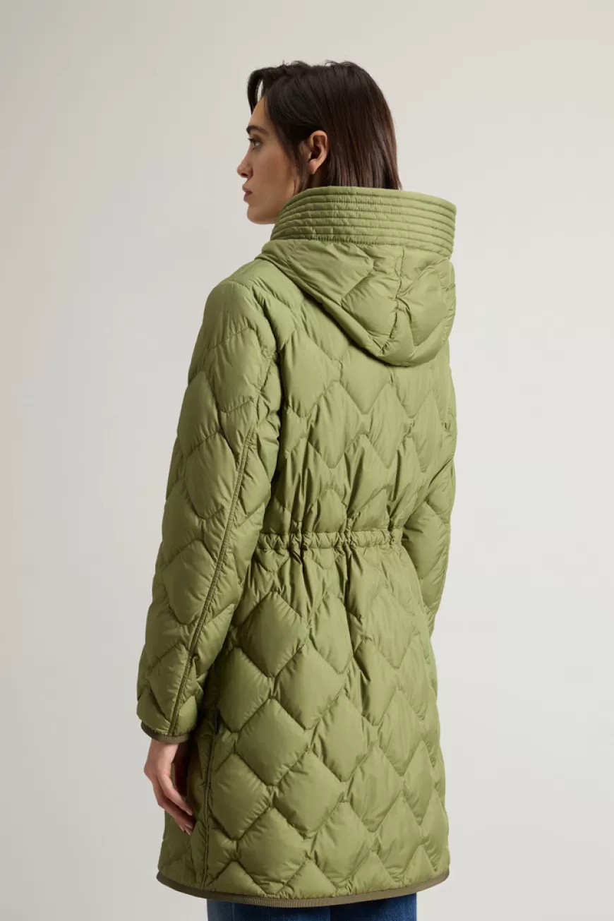 Heritage Parka aus Mikrofaser mit Kapuze mit Blende>Woolrich Online