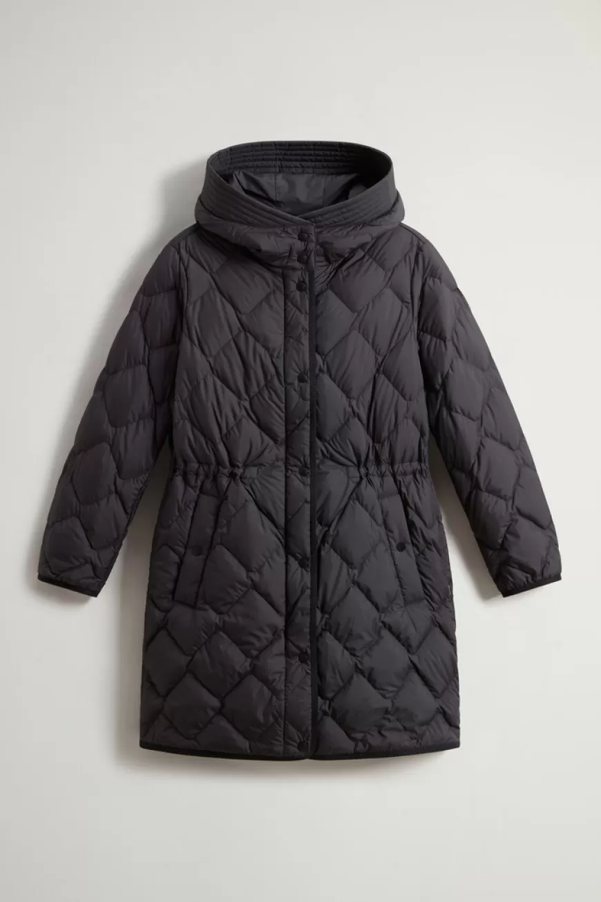 Heritage Parka aus Mikrofaser mit Kapuze mit Blende>Woolrich Best