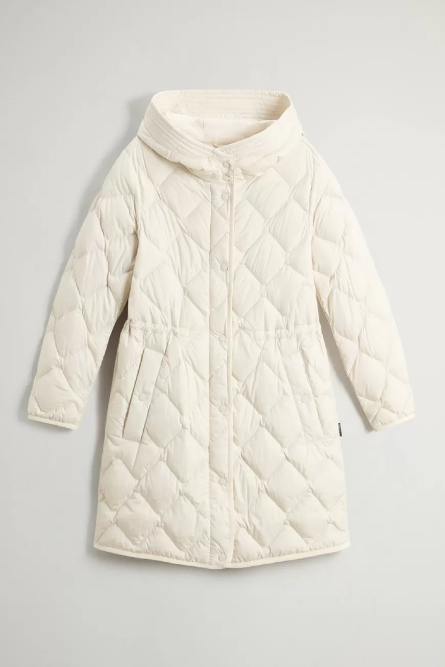 Heritage Parka aus Mikrofaser mit Kapuze mit Blende>Woolrich Store