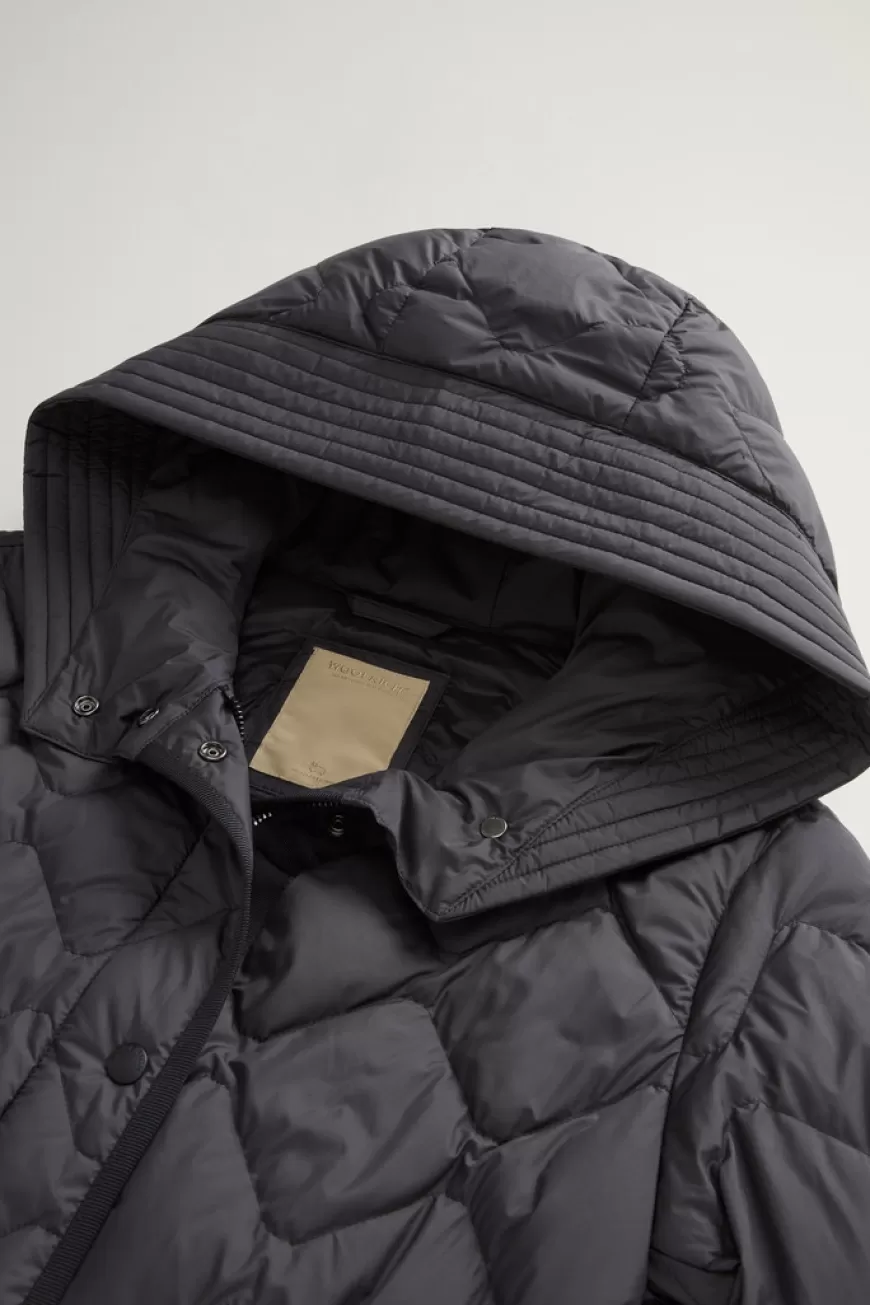 Heritage Parka aus Mikrofaser mit Kapuze mit Blende>Woolrich Best