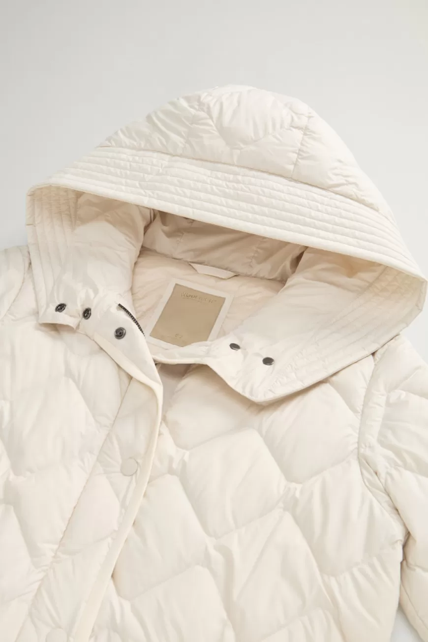 Heritage Parka aus Mikrofaser mit Kapuze mit Blende>Woolrich Store