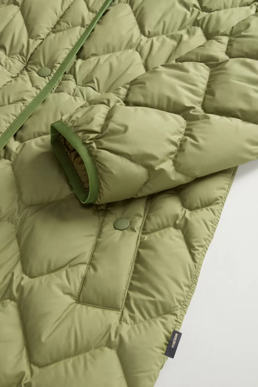 Heritage Parka aus Mikrofaser mit Kapuze mit Blende>Woolrich Online