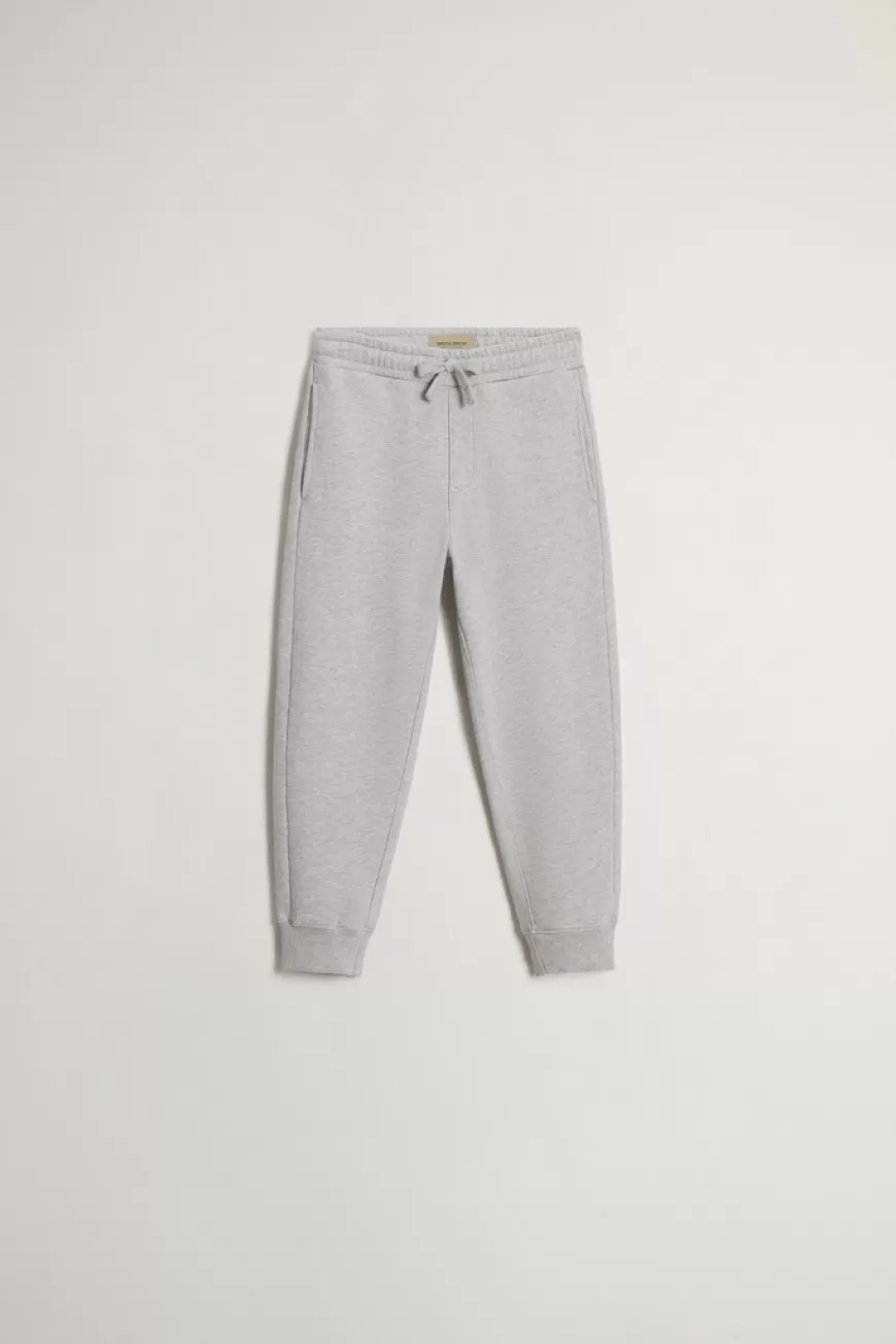 Hose aus gebürsteter reiner Baumwolle für Jungen mit Taschen>Woolrich Store