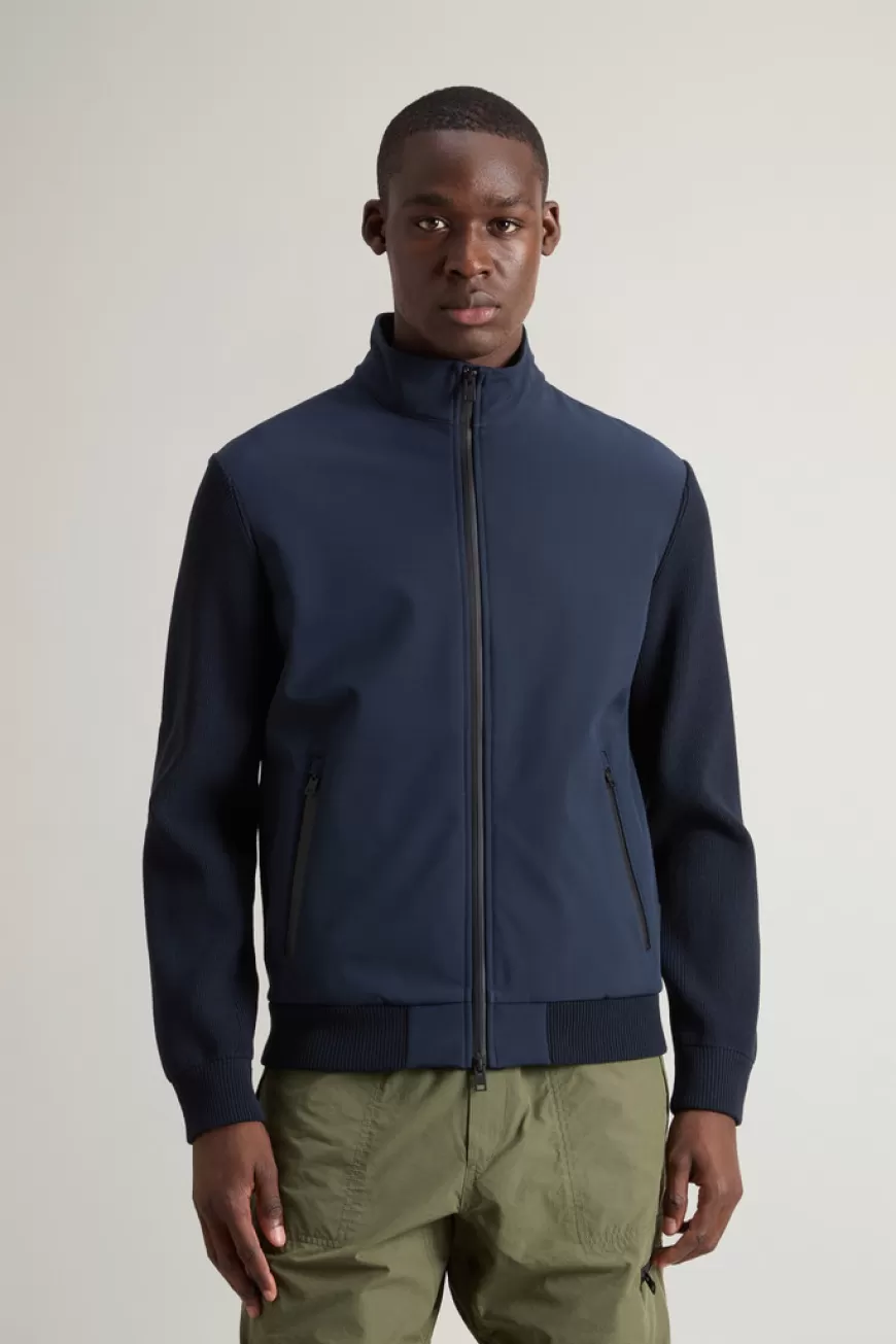 Hybridjacke aus Tech Softshell>Woolrich Cheap