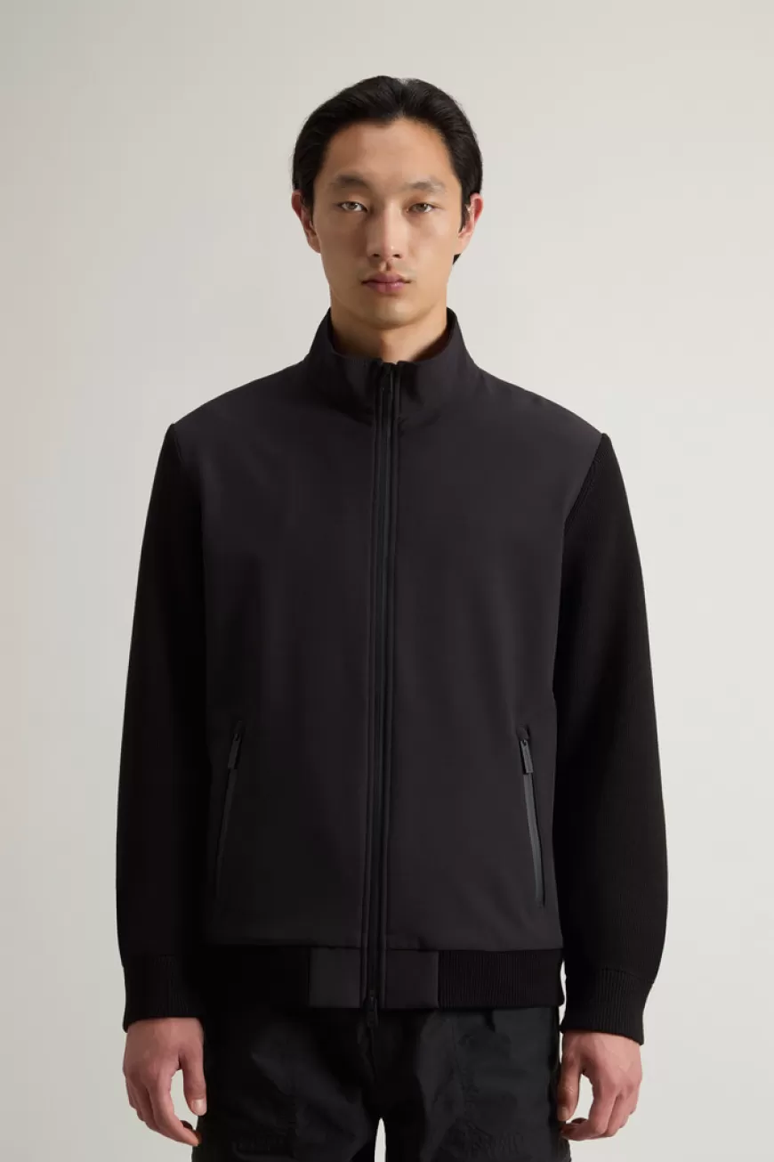 Hybridjacke aus Tech Softshell>Woolrich Flash Sale