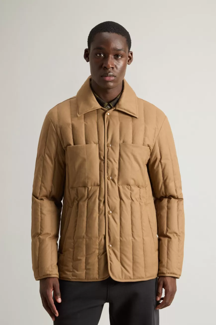Jacke aus reiner Schurwolle Vitale Barberis Canonico>Woolrich Sale