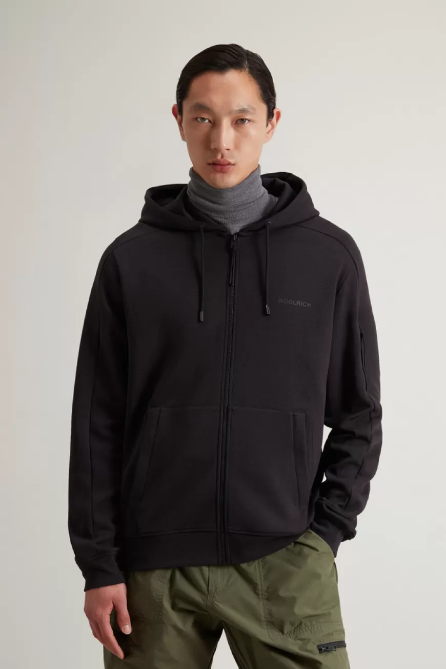 Kapuzenjacke mit reflektierendem Logoprint>Woolrich Store