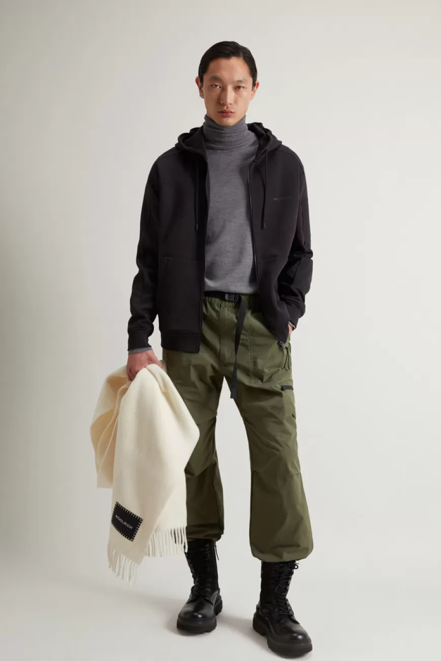 Kapuzenjacke mit reflektierendem Logoprint>Woolrich Store