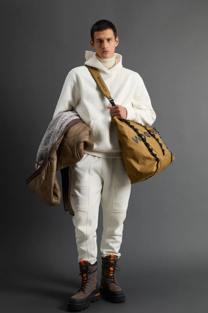 Kapuzenpullover aus Baumwollmischung mit Kängurutasche by Todd Snyder>Woolrich Cheap